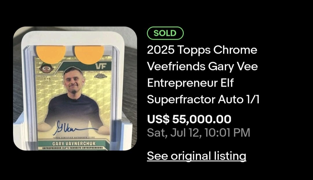 Historryyyyyyyyyyyy <a href="/garyvee/">Gary Vaynerchuk</a> <a href="/veefriends/">VeeFriends</a> <a href="/VeeFriendsCards/">VeeFriends Cards</a> <a href="/VeeCardsTrack/">VeeFriends Cards 1/1 Tracker</a> <a href="/adamripps/">Adam Ripps</a> <a href="/jeremyknowsVF/">Jeremy Knows | VeeFriends</a> <a href="/ALPHAisFREE/">patron</a>
<a href="/JCourageFIT/">Josh Courage</a> <a href="/FScottFeil_DPT/">Dr Feilgood (The Professor of Profit)</a> <a href="/phreneticclay/">Phrenetic Clay</a> <a href="/tis2shallpass/">Ashwin Nandapurkar</a> <a href="/ClemHouseArt/">ClemHouseArt</a> <a href="/KOWSKY_/">KOWSKY.eth</a> <a href="/T1MLivingston/">Tim Livingston 🤖💚</a> <a href="/iTonnyx35/">Tony</a> @GrittyGhost <a href="/BlinkyBricks/">Steve Blinky Bricks</a> <a href="/Est4brook/">Tom Estabrook</a> <a href="/MikeJY1984/">MikeJY</a>
