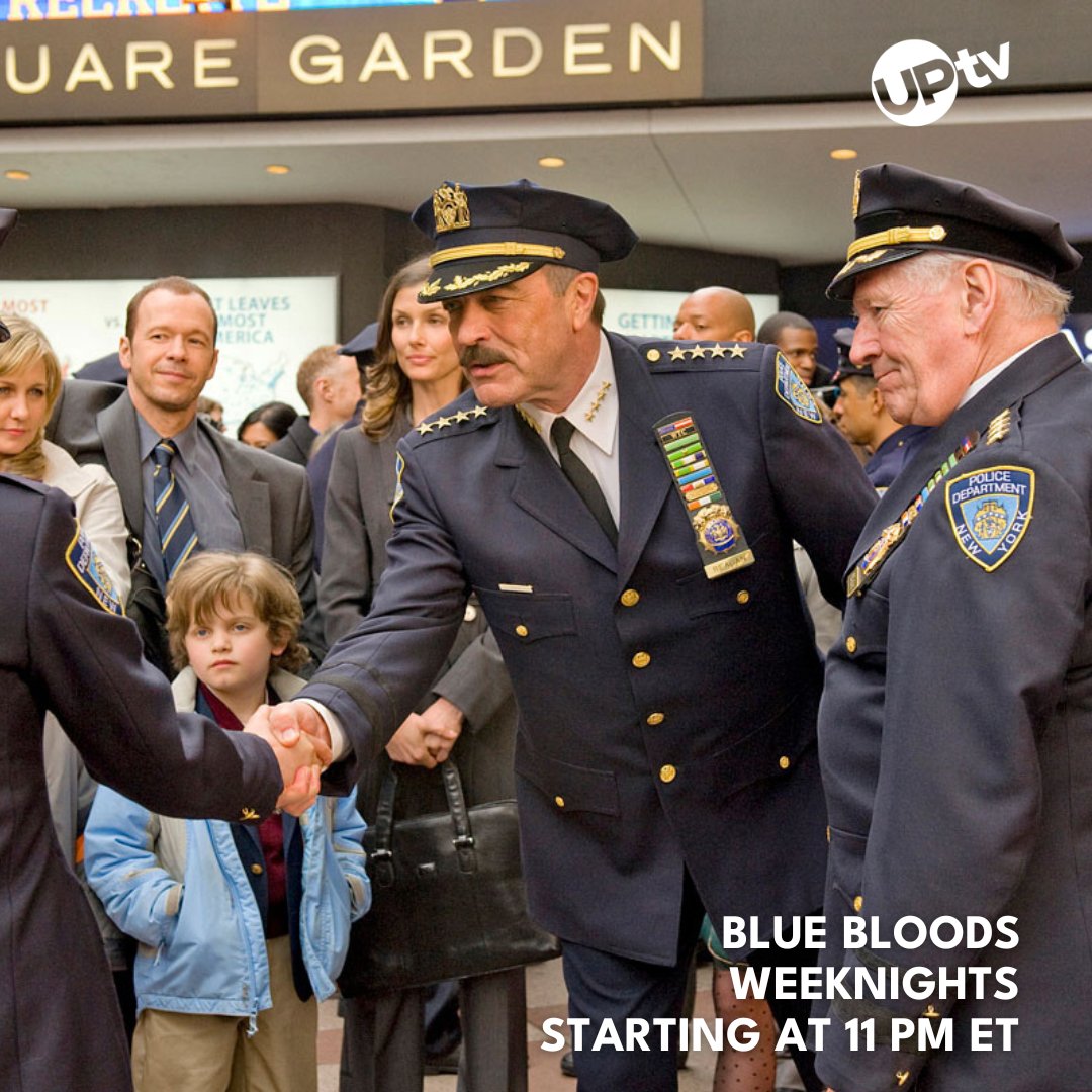 The Reagans don’t quit, and neither do your late-night TV plans. 👮‍♂️🚓

Watch #BlueBloods weeknights at 11 PM ET on UPtv. 💼