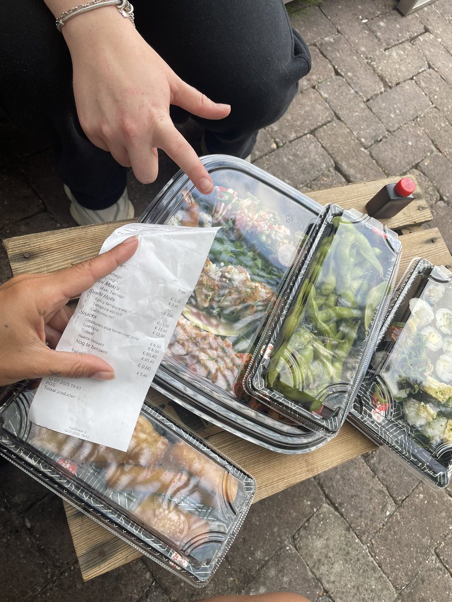 Reimburse my sushi losers