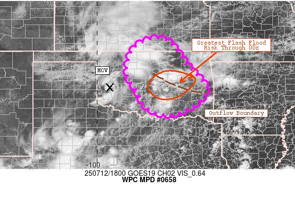 NWSWPC's tweet image. #WPC_MD 0658 affecting OK and southern KS, #okwx #kswx, wpc.ncep.noaa.gov/metwatch/metwa…