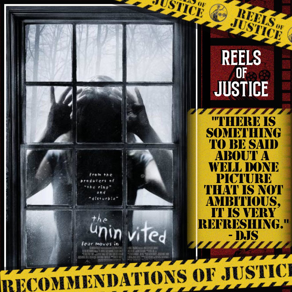 ReelsOfJustice's tweet image. "There is something to be said about a well done picture that is not ambitious, it is very refreshing." - DJS, ‘The Uninvited (2009)’
#RecommendationsofJustice #podcasts #podcast #podcasting #movie #movies #film #films #moviepodcast #cinema #moviescene #moviescenes #moviereview