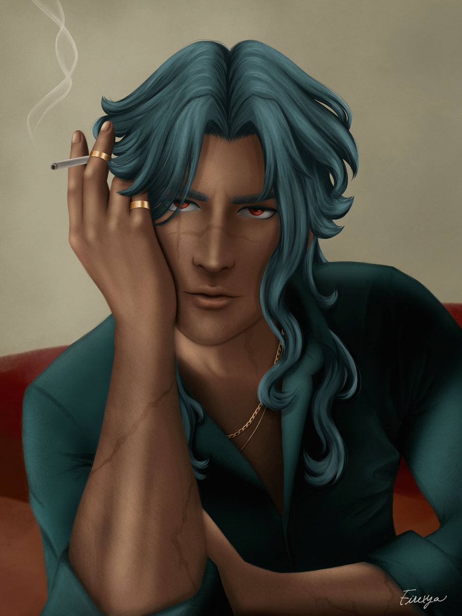 eirexya's tweet image. Drew daddy himself aka @jamvna's Dottore OC, Professor Zandik &gt;:3 I love him a completely normal amount
#dottoresegment #dottore