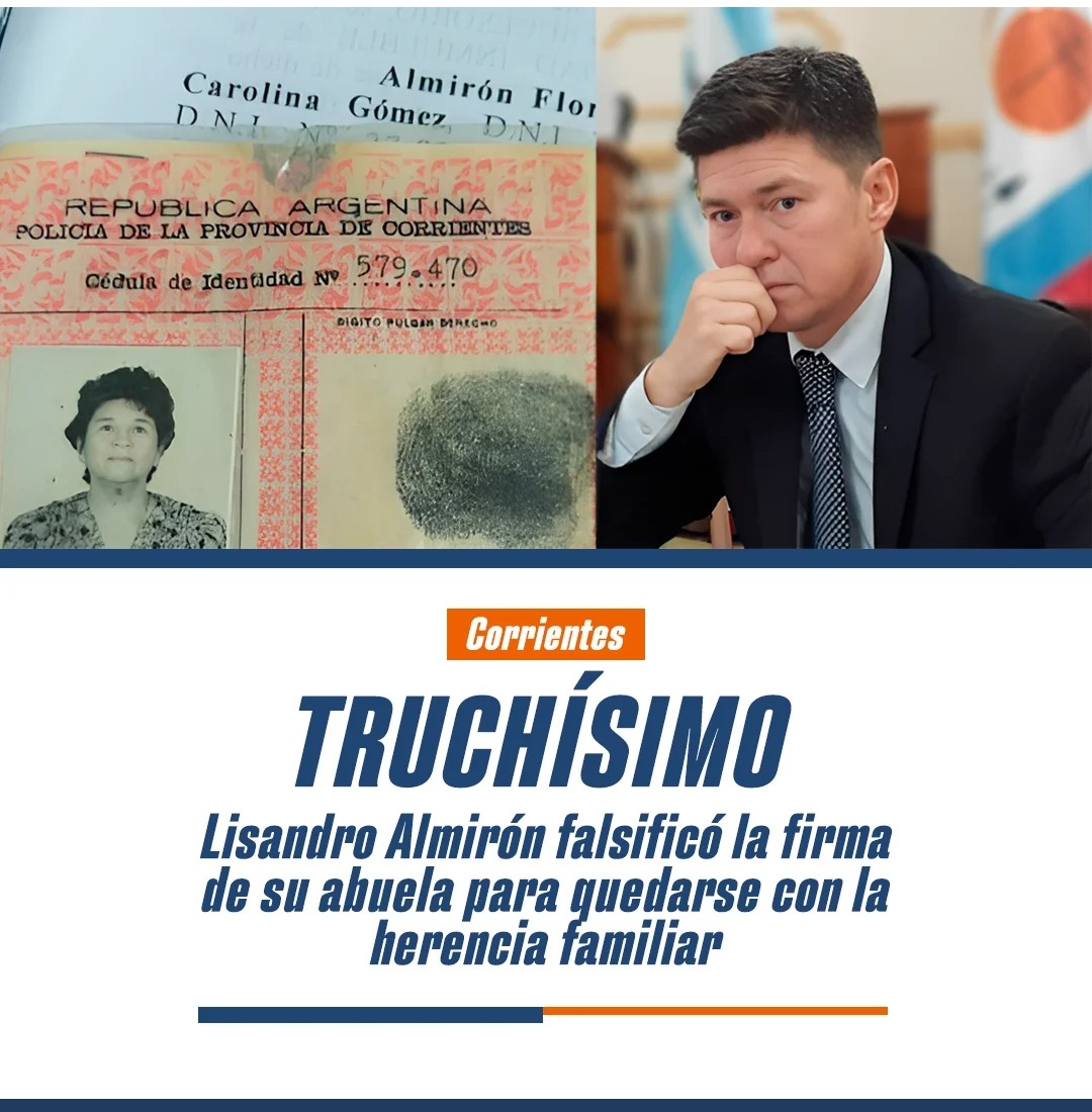 EL CANDIDATO DE LLA DE CORRIENTES....