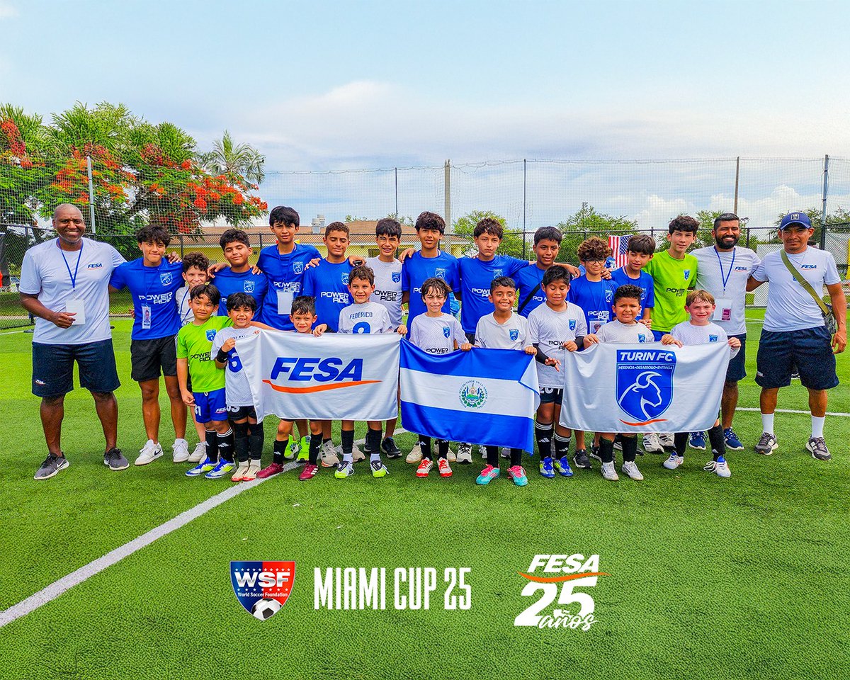 🏆 ¡Turín FC U8, campeón de la Miami Cup! ⚽🌴
La categoría U8 de las Academias FESA celebró un nuevo logro internacional tras vencer a ASA Sub 8 Elite (Aruba) en una final llena de emoción.
Un paso importante en su formación deportiva que motiva a seguir creciendo.
👏
