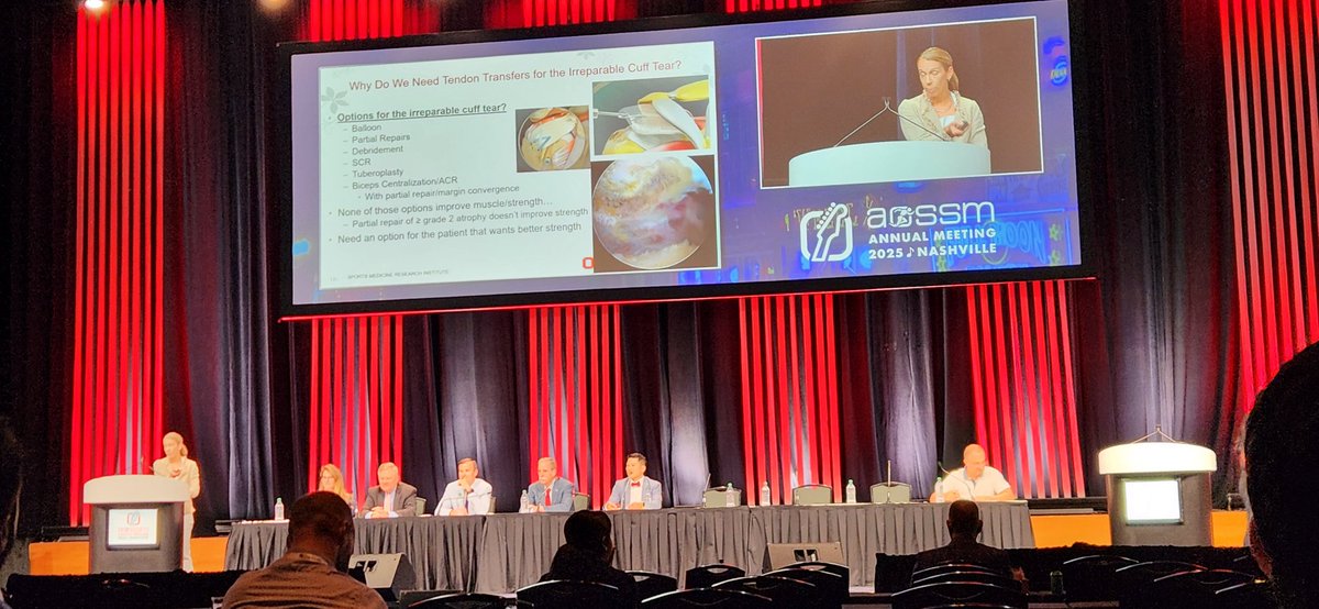 RJuddRobinsMD's tweet image. Debating when, how, and why to surgically treat rotator cuff injury and pathology at #AOSSM25 @aossm1972 #savetheshoulder