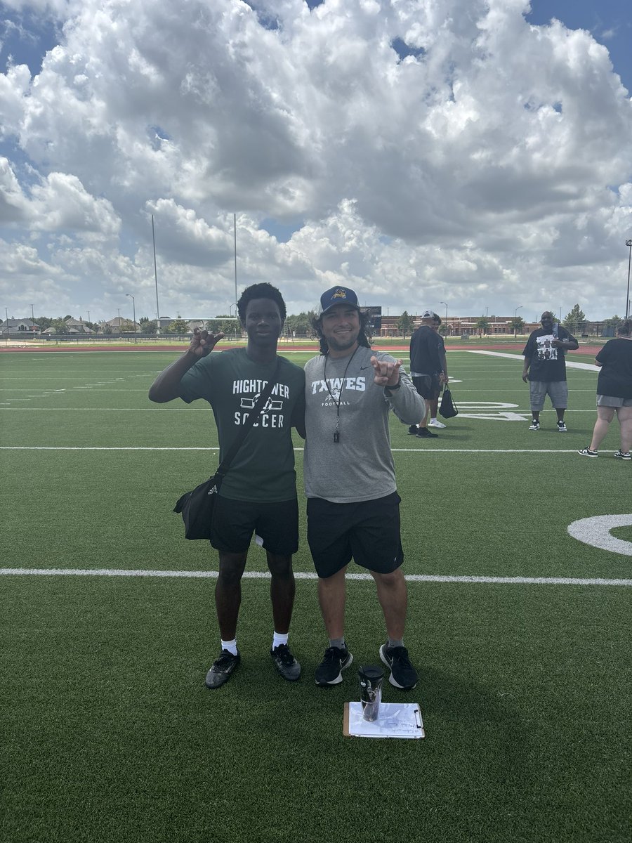 Habeeblah Adetona (@habeebadetona08) on Twitter photo Had an amazing time at <a href="/TxWesFootball/">TxWes Football</a> camp today.
Thank you <a href="/CoachFedora/">Larry Fedora</a> and <a href="/Coach_RGlover/">Ryan Glover</a> for giving me this opportunity. Looking forward to the season ahead!
<a href="/HightowerFB/">HIGHTOWER FOOTBALL</a> <a href="/coachanthony46/">Cornelius Anthony</a> <a href="/CoachStoker_/">Kendale Stoker</a> Had an amazing time at <a href="/TxWesFootball/">TxWes Football</a> camp today.
Thank you <a href="/CoachFedora/">Larry Fedora</a> and <a href="/Coach_RGlover/">Ryan Glover</a> for giving me this opportunity. Looking forward to the season ahead!
<a href="/HightowerFB/">HIGHTOWER FOOTBALL</a> <a href="/coachanthony46/">Cornelius Anthony</a> <a href="/CoachStoker_/">Kendale Stoker</a>