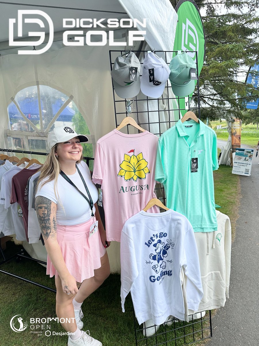 Dickson Golf (@dicksongolf) on Twitter photo Stop by the <a href="/BromontOpen/">Bromont Open présenté par Desjardins</a> and say hi to Jessy at the #DicksonGolf tent ⛳️ it’s a great day for golf! 🏌️♂️ <a href="/PGATOURAmericas/">PGA TOUR Americas</a> #golfchateaubromont
Passez au <a href="/BromontOpen/">Bromont Open présenté par Desjardins</a> et dites bonjour à Jessy à la tente #DicksonGolf ⛳️ c’est une belle journée pour le golf ! 🏌️♂️ <a href="/PGATOURAmericas/">PGA TOUR Americas</a> Stop by the <a href="/BromontOpen/">Bromont Open présenté par Desjardins</a> and say hi to Jessy at the #DicksonGolf tent ⛳️ it’s a great day for golf! 🏌️♂️ <a href="/PGATOURAmericas/">PGA TOUR Americas</a> #golfchateaubromont
Passez au <a href="/BromontOpen/">Bromont Open présenté par Desjardins</a> et dites bonjour à Jessy à la tente #DicksonGolf ⛳️ c’est une belle journée pour le golf ! 🏌️♂️ <a href="/PGATOURAmericas/">PGA TOUR Americas</a>