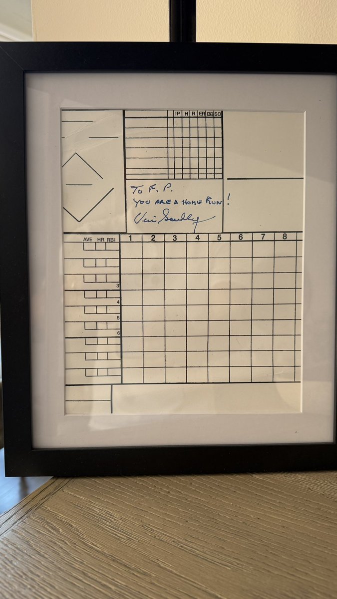 I know we’re supposed the be all Giants this weekend but I look at this every day before I leave for the yard. Miss this guy