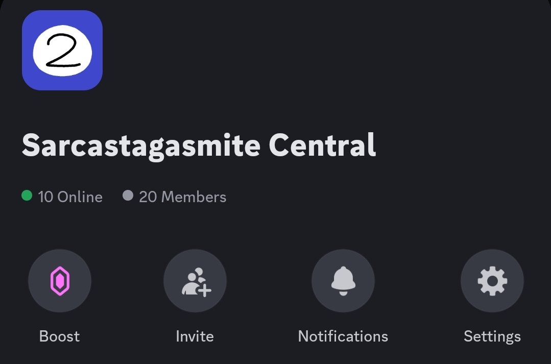 Sarcastagasm_2's tweet image. Re-annoucing that I now have a discord server. This time the link is in the comments. I will most likely accept your approval request