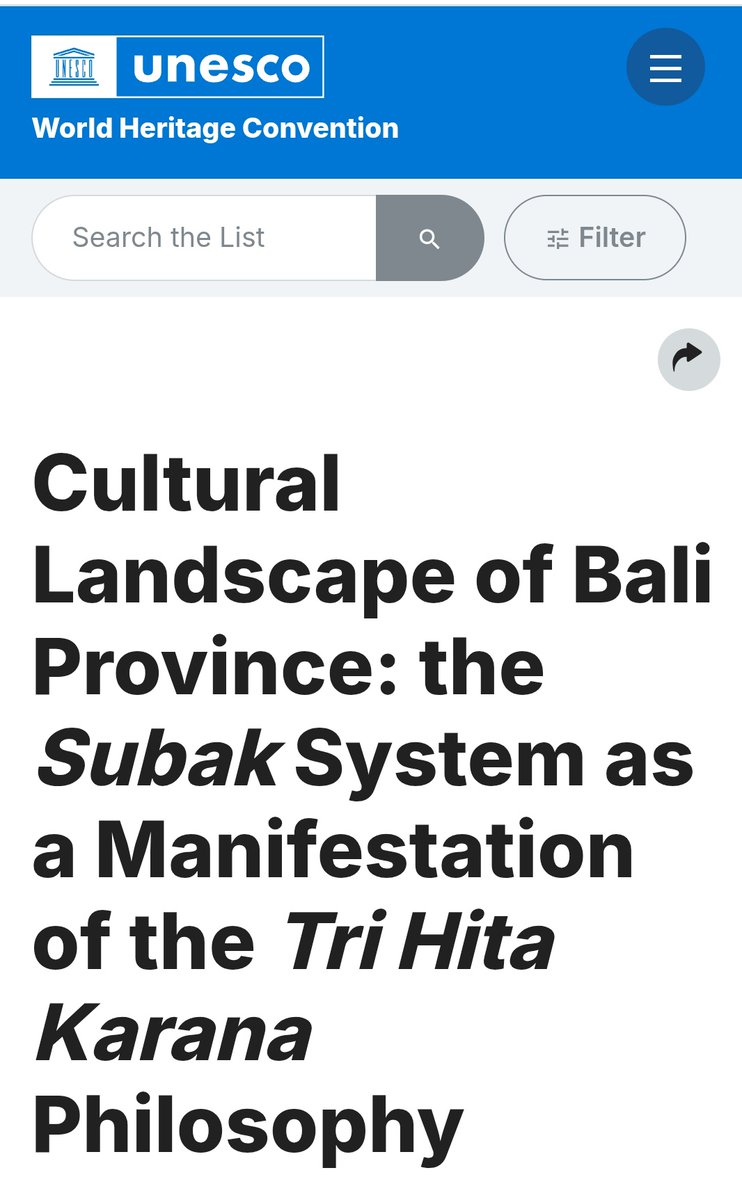 Alex31829681's tweet photo. @CultureExploreX Hhmmm....unesco world cultural heritage site : jatiluwih rice terrace in bali indonesia https://t.co/q5sib7LU9k