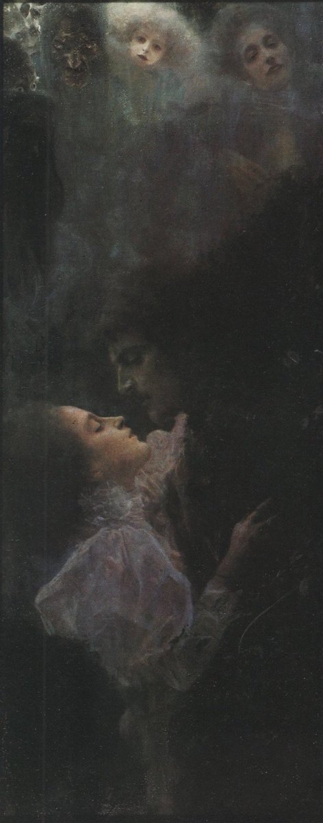 “Love” by Gustav Klimt (1895).