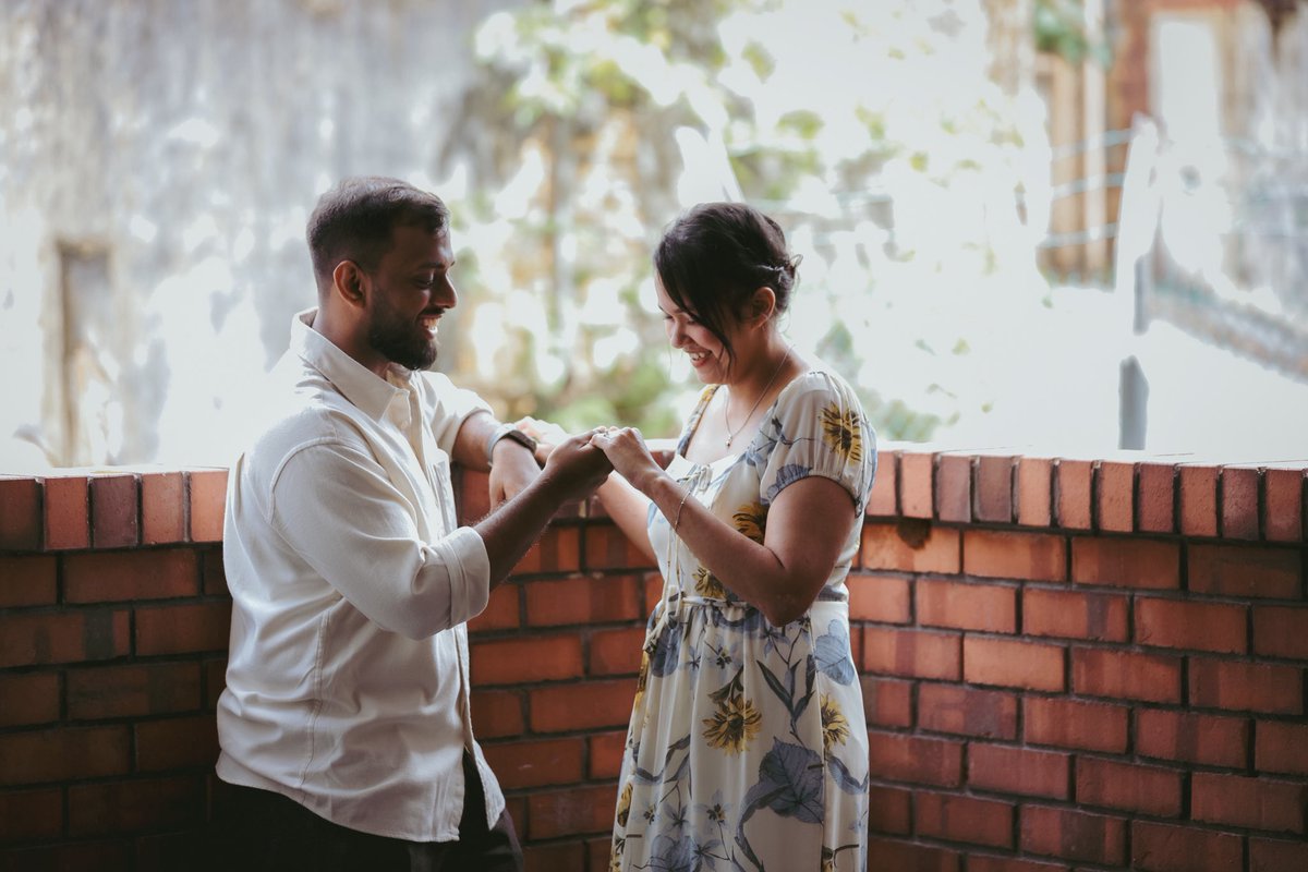 jass_alicia's tweet photo. Me admiring my custom made ring thinking he would just choose one from the shelf 🥹 #69days https://t.co/W2nI79TDwl