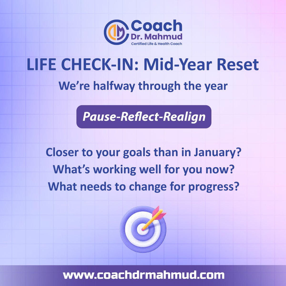 coachdrmahmud's tweet image. Mid-Year Reset Starts Now
We’re halfway through 2025 — the perfect time to pause, reflect, and realign.

Ready to elevate your mindset and health?
WhatsApp: +8801771073876
coachdrmahmud.com
coachdrmahmud@gmail.com

#MidYearReset #lifecoach #GoalCheckIn #coachdrmahmud