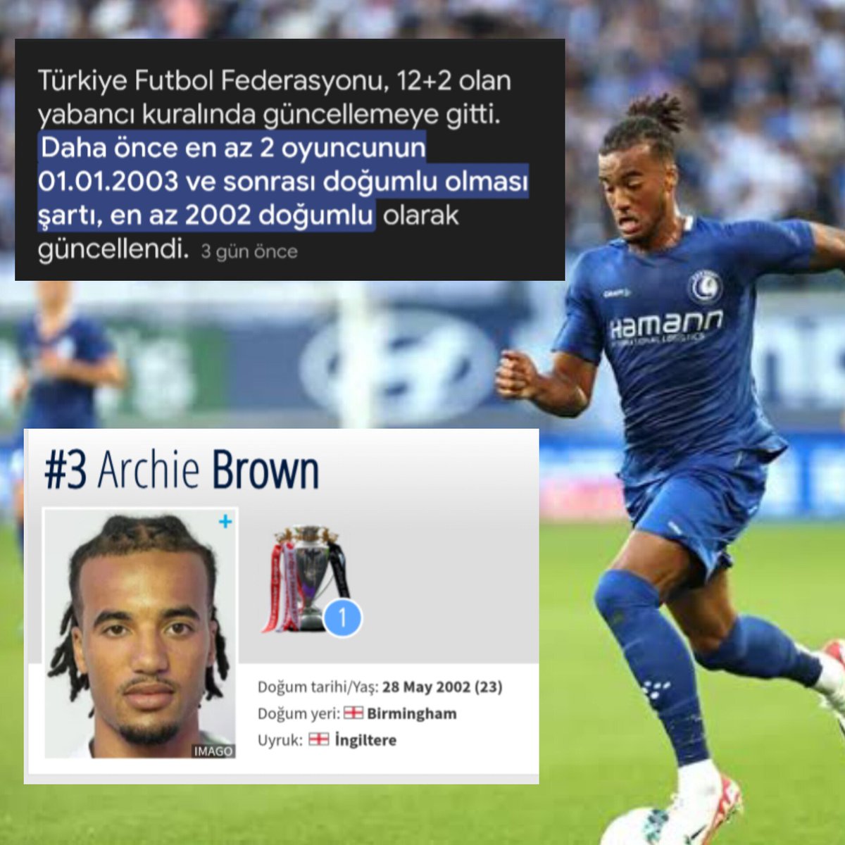 Şikeden küme düşmemek için yasa değiştirten takımın, yabancı kuralında degişiklik yaptırtmasına şaşırmayın. Kuralları fedarasyon değil, fenarasyon belirliyor.