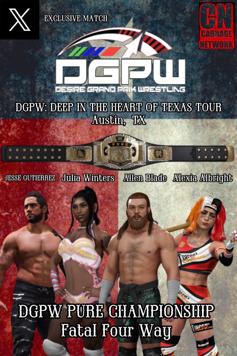 Desire Grand Prix Wrestling (@officialdgpw) on Twitter photo WOW π€― DGPW OWNER <a href="/KITSUNEKINGXIII/">βTHE KITSUNE KINGβ JOEY DYNAMITE π¦</a> JUST ANNOUNCED AS APART OF OUR DGPW: DEEP IN THE HEART OF TEXAS TOUR IN AUSTIN, TEXAS A FATAL FOUR WAY MATCH FOR THE DGPW PURE CHAMPIONSHIP EXCLUSIVE TO OUR SOCIAL MEDIA PAGE <a href="/OFFICIALDGPW/">Desire Grand Prix Wrestling</a> #DGPW #EFED WOW π€― DGPW OWNER <a href="/KITSUNEKINGXIII/">βTHE KITSUNE KINGβ JOEY DYNAMITE π¦</a> JUST ANNOUNCED AS APART OF OUR DGPW: DEEP IN THE HEART OF TEXAS TOUR IN AUSTIN, TEXAS A FATAL FOUR WAY MATCH FOR THE DGPW PURE CHAMPIONSHIP EXCLUSIVE TO OUR SOCIAL MEDIA PAGE <a href="/OFFICIALDGPW/">Desire Grand Prix Wrestling</a> #DGPW #EFED