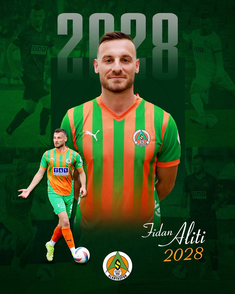 💥Transfer Raporu 

✍️Alanyaspor,Kosovalı stoper Fidan Aliti’nin sözleşmesini yenileyerek 2028 yılına kadar uzattığını açıkladı.🟠🟢