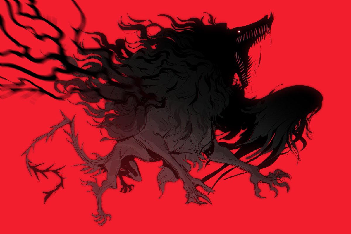 dot_molotovka's tweet image. Elusive Beast of Thorns
#art #sketch #creature #horror