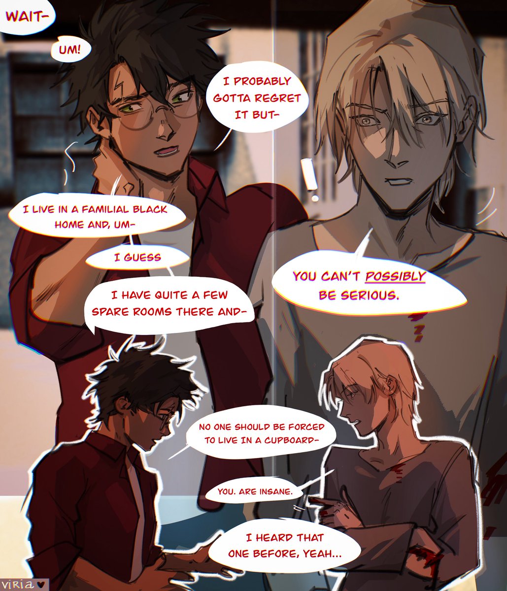 The beginning (Grimmauld Roommates AU) 3/3
#drarry #hpdm 