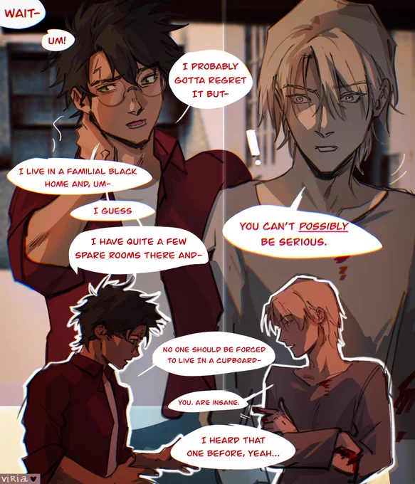 The beginning (Grimmauld Roommates AU) 3/3
#drarry #hpdm 
