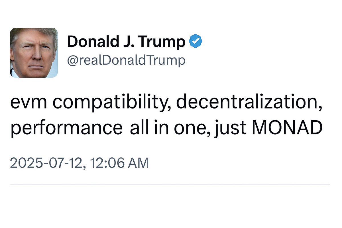 Thank you Mr. president 

just MONAD 💜