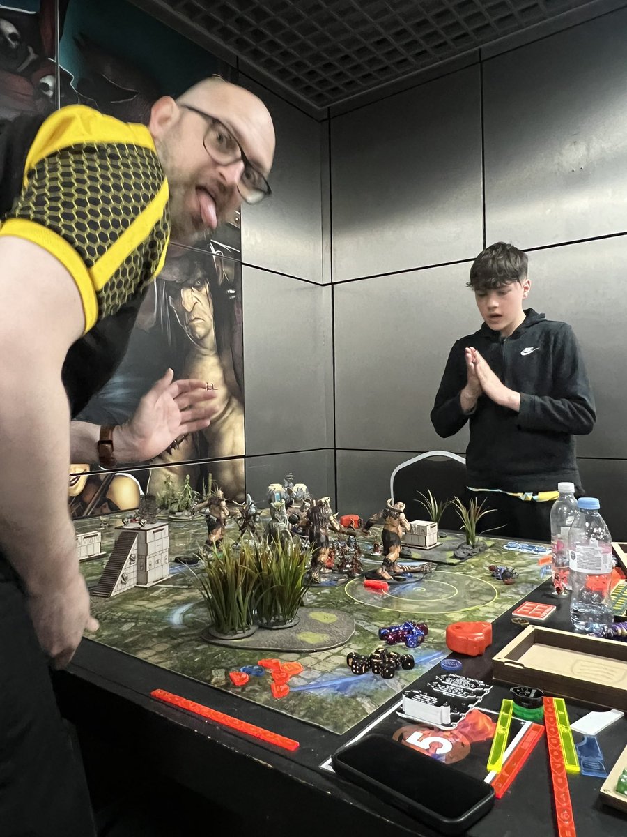 In 4 weeks' time we'll be coming to the end of the first day of the Welsh Open. Gamers will be lamenting their misfortunes and laughing them away with friends.

If you want to join a community of good-natured gaming, like in the photos, there's still time to get your ticket!