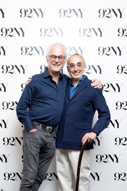 Sometimes it takes an Irish walking stick to hold up two authors. 

Photo: Beowulf Sheehan