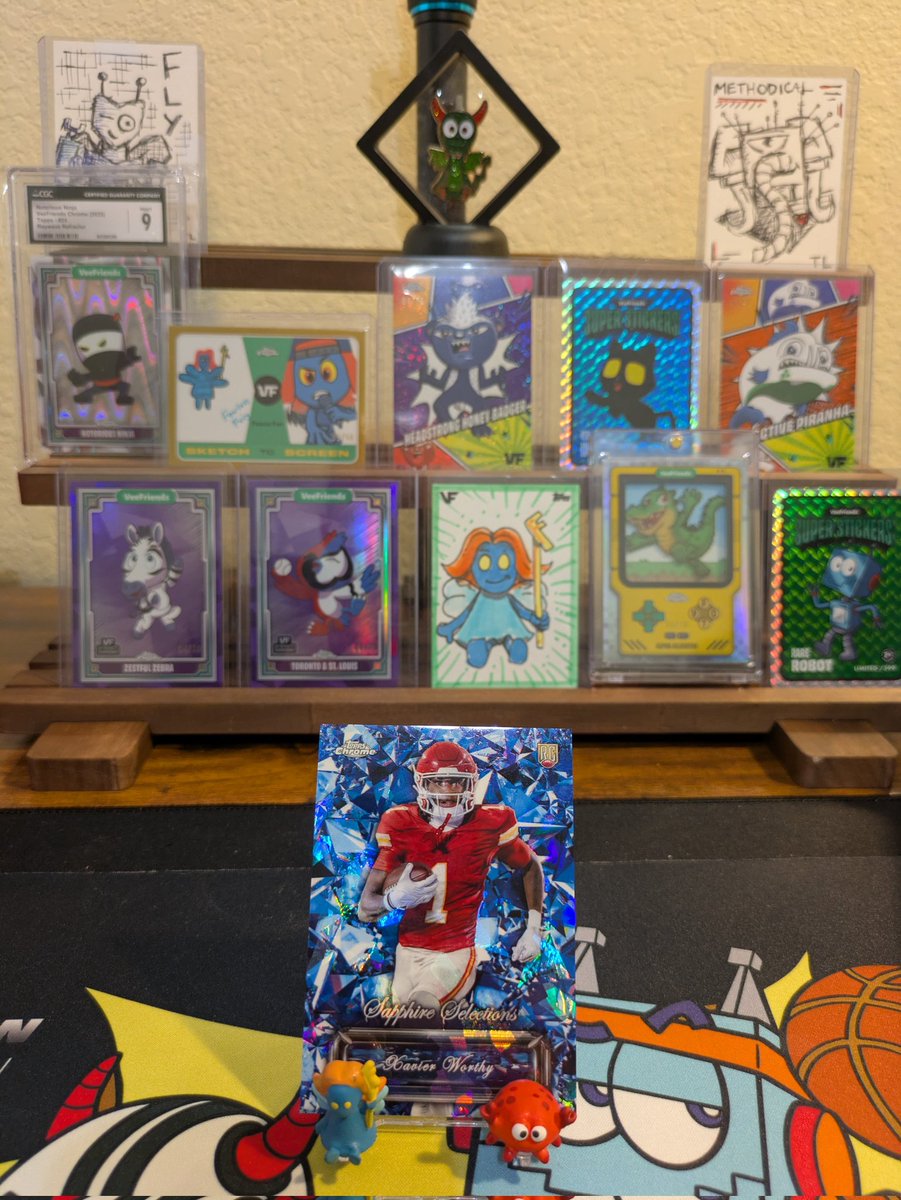 I know, VeeFriends community - you're just getting used to Chrome.

But in a couple of weeks, Sapphire drops. Within that set lies Sapphire Selections, the only (known) insert, limited to just 10 characters. 

If you think the Erupt chase is fun, just you wait...