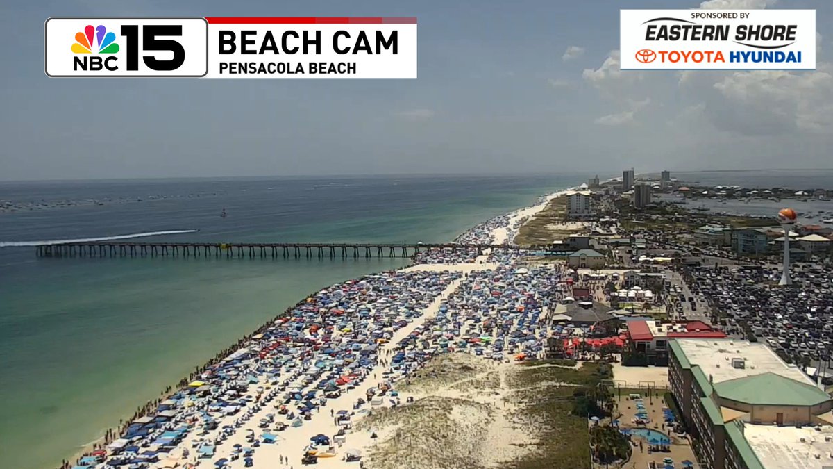 Kelly Foster (@kelly_wpmi) on Twitter photo Pensacola Beach is packed out! The Blues will take to the sky in about half an hour! You can watch this camera at mynbc15.com/weather/cameras
<a href="/mynbc15/">NBC 15 News</a> Pensacola Beach is packed out! The Blues will take to the sky in about half an hour! You can watch this camera at mynbc15.com/weather/cameras
<a href="/mynbc15/">NBC 15 News</a>