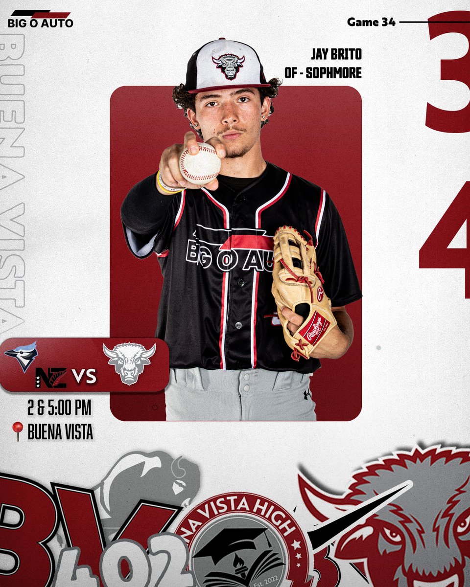 OPS_BVHSBB's tweet photo. Double header today.
🆚 : Ashland & New Zealand
📍 : Buena Vista
⌚️ : 2:00 & 5:00PM CT
#BVBaseball https://t.co/O3aox47Igw