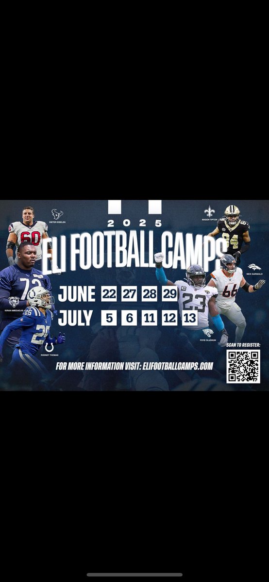 I will be at <a href="/yalefootball/">Yale Football</a> this Sunday July 13th. Can’t wait to show out!!!!

<a href="/CoachRenoYale/">Tony Reno</a> <a href="/CoachOstrowsky/">Chris Ostrowsky</a> <a href="/AlexKurtzYale/">Alex Kurtz</a> <a href="/CHighFB/">Clements Football</a> <a href="/Coach_Laufer/">Cade Laufer</a> <a href="/TexasQBLab/">Casey Rosellini</a> <a href="/mcQBtraining/">Myles Carr</a>