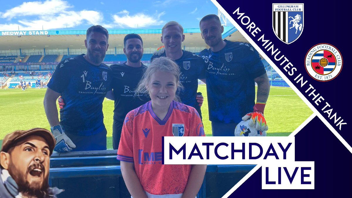 🎥 MATCH DAY LIVE: MORE MINUTES IN THE TANK!!

🗓️ 12th July 2025
🏆 Pre-season friendly 
🆚 Reading 
🏟️ Priestfield Stadium     

A first home outing of the summer ended in stalemate versus League 1 outfit Reading, but it certainly wasn’t a game lacking in good moments or goal