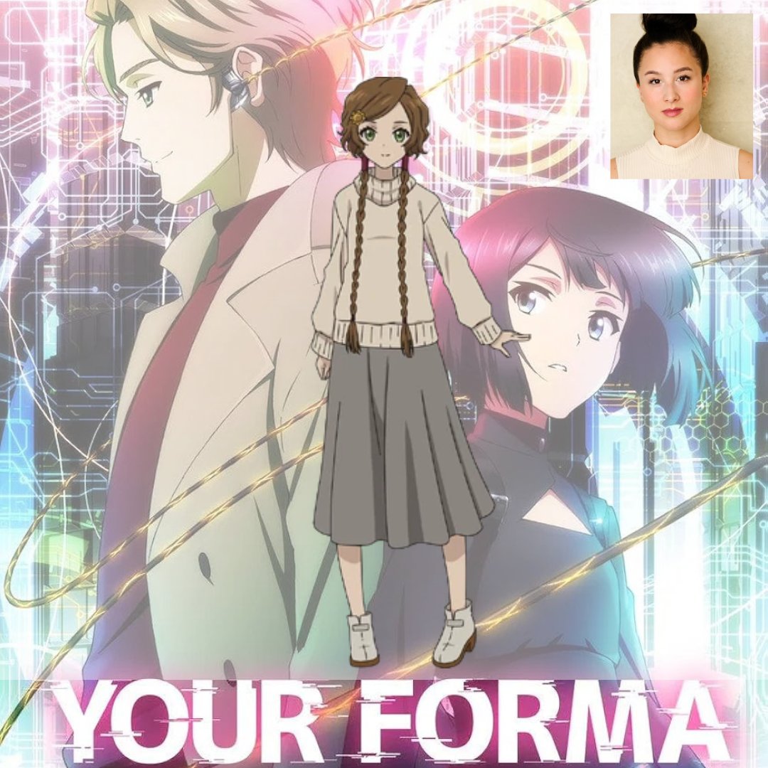 thecourtneylin's tweet image. In the new en dub of Your Forma as the bio-hacking cutie, Biga! She helps the lead Officer Echika and android Harold solve crimes 😎. She also might have a thing for hot androids 😆
Had so much fun on this one! Catch it on @PrimeVideo .
