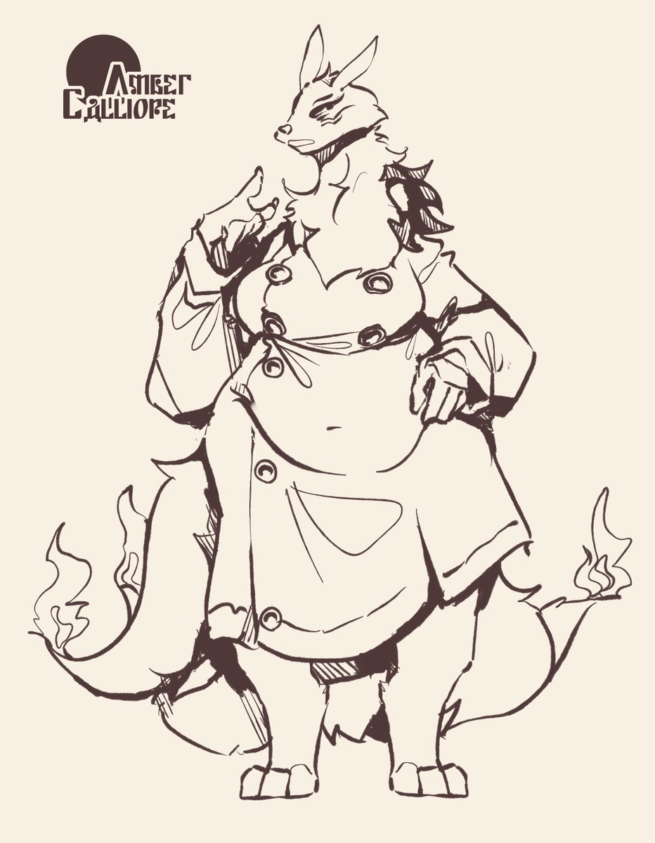 Amber_Calliope's tweet image. Old renamon comm