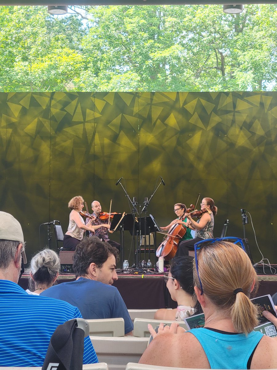 local4afm's tweet image. Hadyn and Schubert with the Athena String Quartet at @CainPark Arts Festival this afternoon complements of @the_mptf. #LiveMusic #UnionMusicians