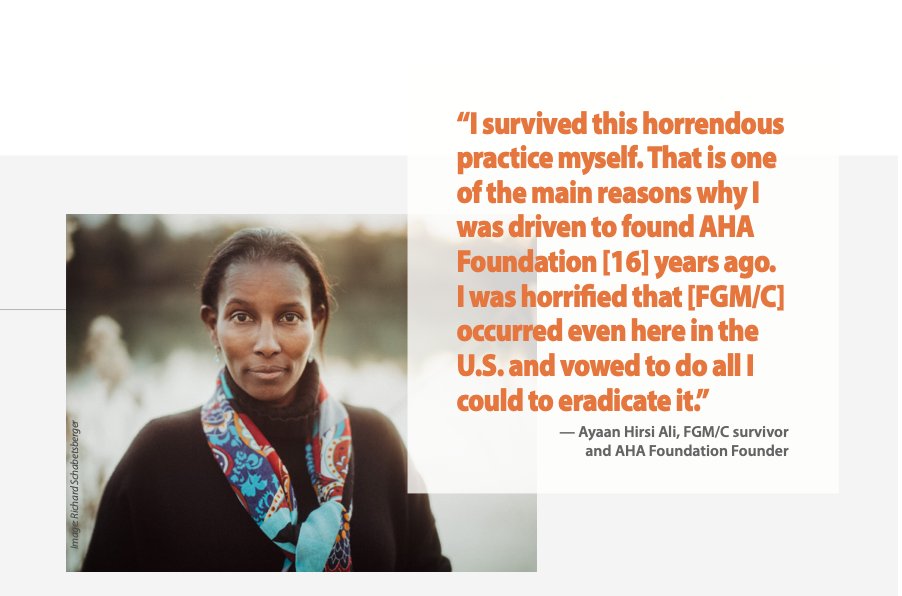 AHAFoundation's tweet image. Our latest report reveals the alarming state of FGM/C in America. In 2019, an estimated 577,000 women and girls were impacted. Even with conservative estimates, 384,000 were living with FGM/C, and 31,000 were at risk. Awareness and prevention are crucial.
theahafoundation.org/aha-foundation…