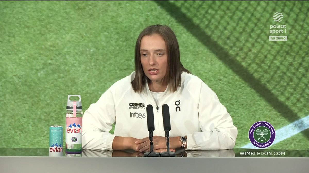 Iga Świątek na konferencji prasowej:
– To nie było miłe doświadczenie, w jaki sposób polskie media traktowały mnie i mój sztab. Niestety, muszę to powiedzieć. 

#Swiatek 
#IgaSwiatek #Wimbledon #Wimbledon2025 
📸Polsat