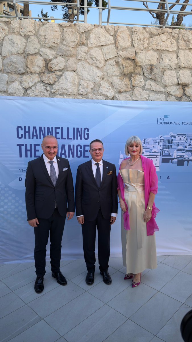 Deputy Minister and Director for EU Affairs Ambassador Mehmet Kemal Bozay delivered a speech at the panel titled "Connecting Europe and Asia: Pathways to Partnership and Prosperity" at the Dubrovnik Forum.