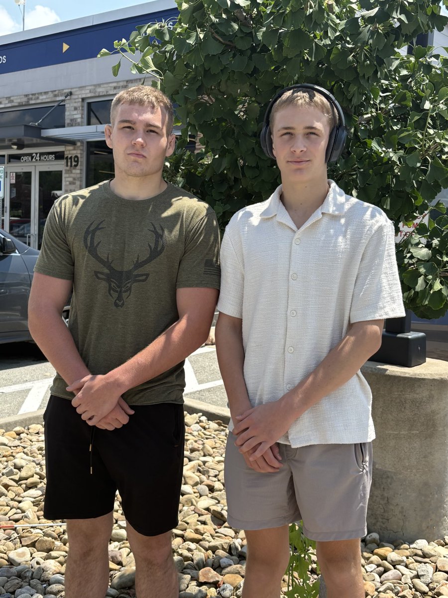 Good luck to Jeremy Hajzus and Haydn Strittmatter.  Today they boarded the bus for the long ride to Fargo,ND.   They will be competing this week at the 2025 U.S. Marine Corps Junior and 16U Nationals. Both will be competing in Freestyle and Greco.   #CCFargoBoys