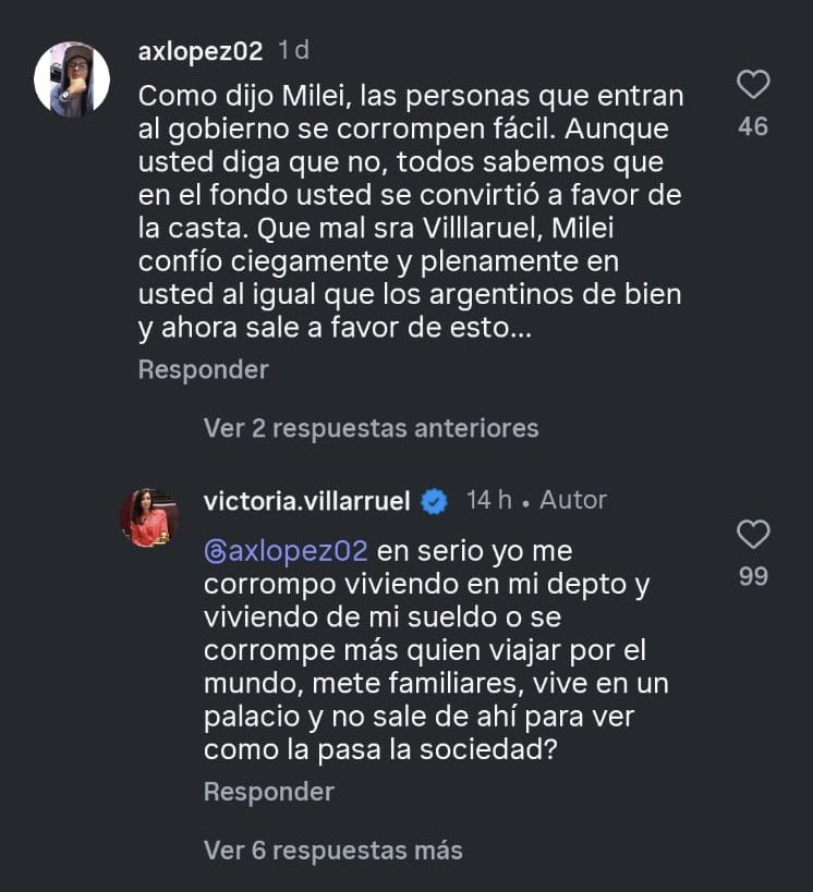 diagonalesweb's tweet photo. ⭕️ | ÚLTIMO MOMENTO: En una noche de furia, VICTORIA VILLARRUEL CRUZÓ CON TODO A JAVIER Y KARINA MILEI. 

‼️ El Gobierno está roto. LA VICEPRESIDENTA AFIRMÓ QUE EL PRESIDENTE DESPILFARRA TODO EL DINERO EN VIAJES MIENTRAS DESTRUYE EL PAÍS.