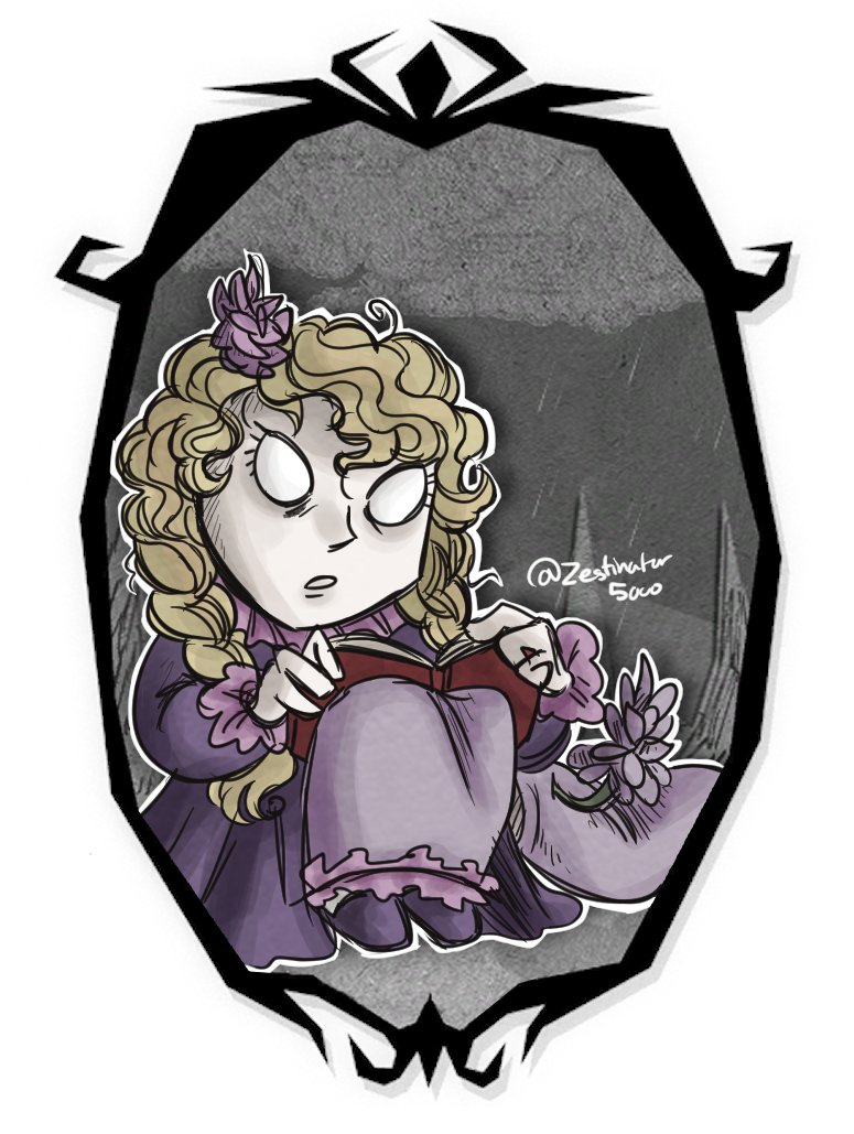 Wendy from last year's Dead-Tired skin collection. I wasn't happy with it bc it didn't look "DST" enough but I like the outfit still #DontStarveTogether #dst