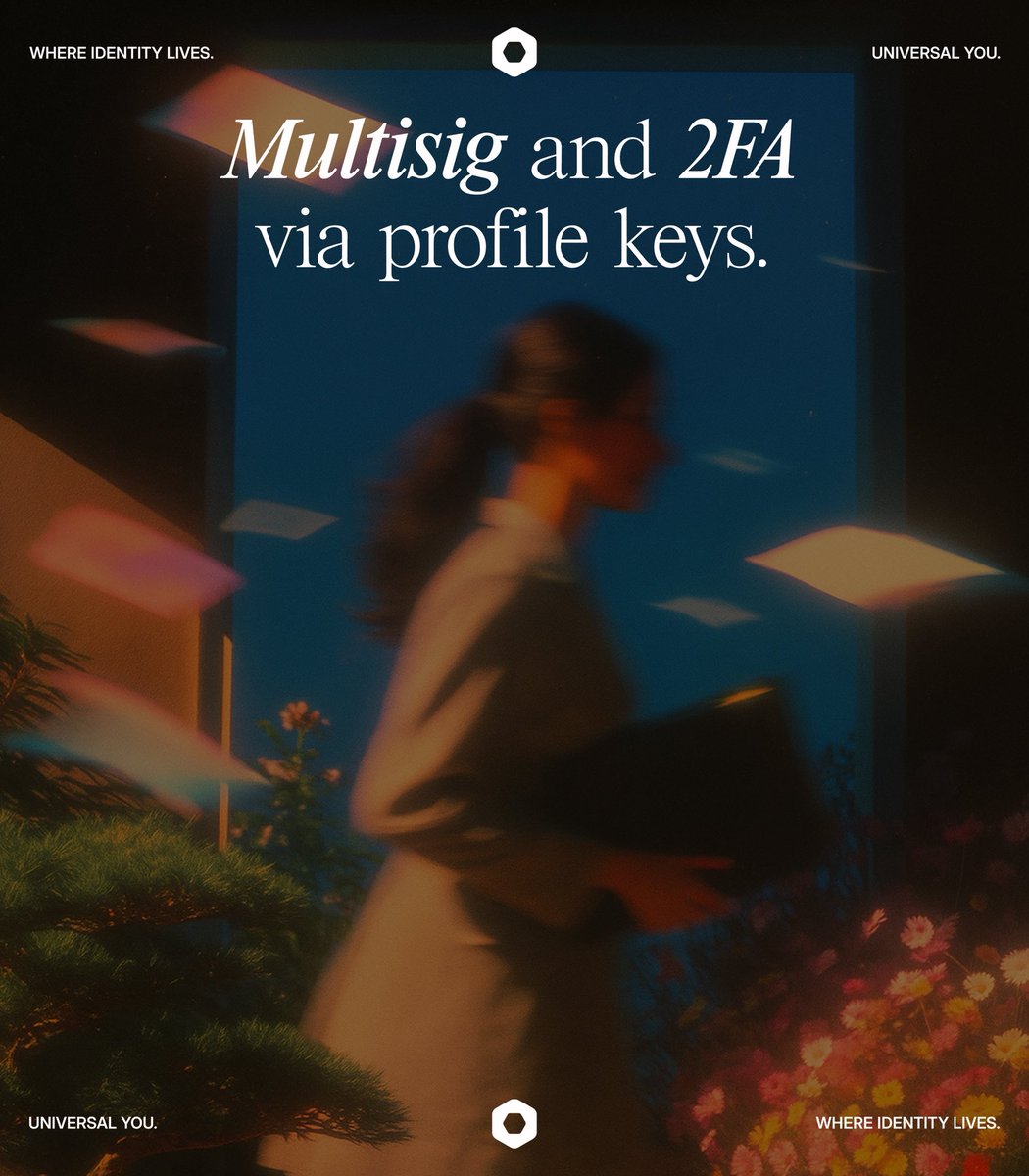 Multisig and 2FA via profile keys.
- LUKSO