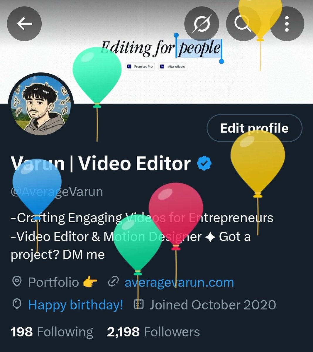 Varun | Video Editor tweet media
