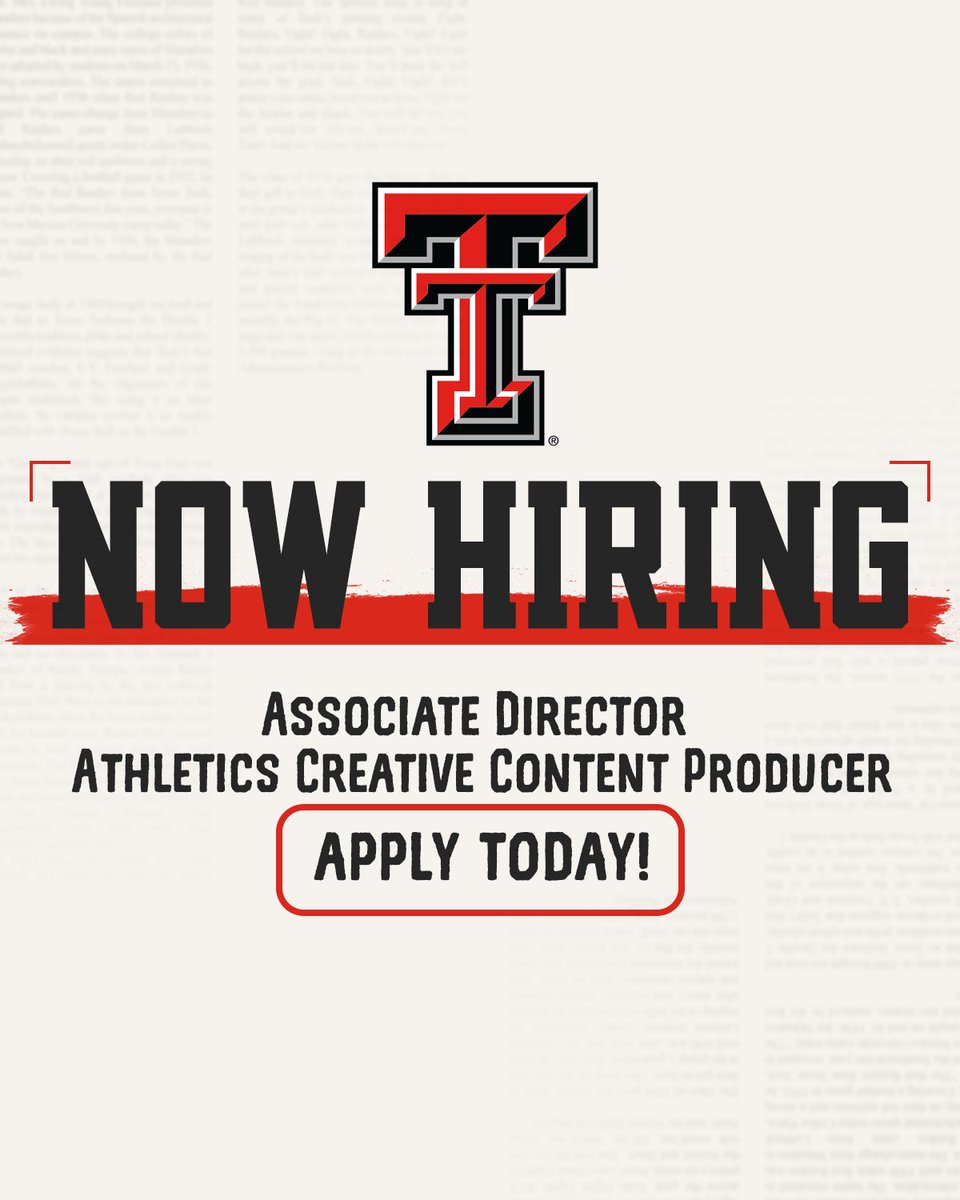 CRE806's tweet image. 🚨 Creative Video opportunities available! 🚨
1. Associate Dir. - Creative Content Producer: wreckem.co/associatevideo
2. Assistant Dir. - Creative Content Producer: wreckem.co/assistantvideo
3. Creative Video Student Internship: wreckem.co/40DioUs