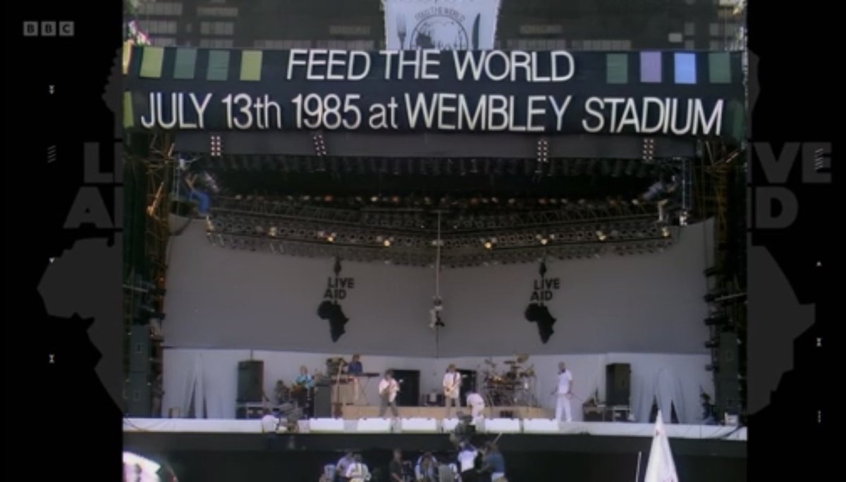 It’s a hot sunny Saturday and #LiveAid is on the telly 🙌 I’m in 1985 again
#LiveAid40 #liveaidat40