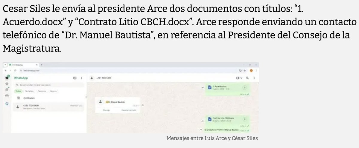 canela_cs's tweet photo. Hay pruebas: El presidente Luis Arce pagó 30.000 dólares a un vocal del Tribunal Supremo Electoral a través de una cuenta de su esposa en Panamá para proscribir a Evo y PAN-BOL.

El último mensaje de Arce a Siles: "Detubieron a Claudia Castro".

--> https://t.co/vuiD1ersHj https://t.co/fi2Ix2wQgd