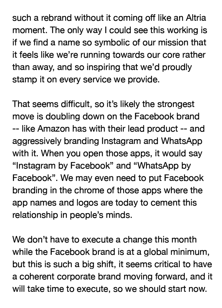Mark Zuckerberg on rebranding Facebook

May 3, 2018