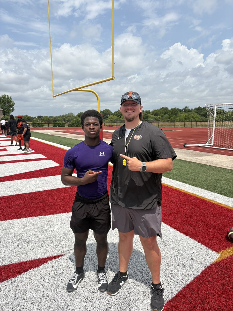 Thank you <a href="/LitrentaJohn/">John Litrenta</a> for a great camp and an opportunity to show what I can do, look forward to building a relationship <a href="/CoachBVOdom/">Coach Broderic Odom M.Ed.</a>