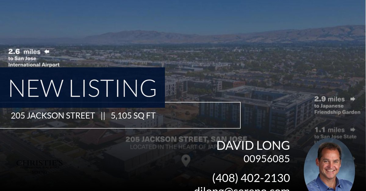 davyjoelong's tweet photo. 📍 New Listing 📍 Take a look at this fantastic new property that just hit the market located at 205 Jackson Street in San Jose. Reach out here or at (408) 402-2130 for more information https://t.co/kRNjJZaT6q https://t.co/C3C67RKzcz