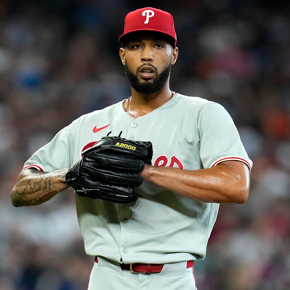 TalkinBaseball_'s tweet photo. Cristopher Sánchez says the Phillies agreed to pay him a $50,000 bonus in his contract for being an All-Star, per @MattGelb https://t.co/iFStmpv5M9