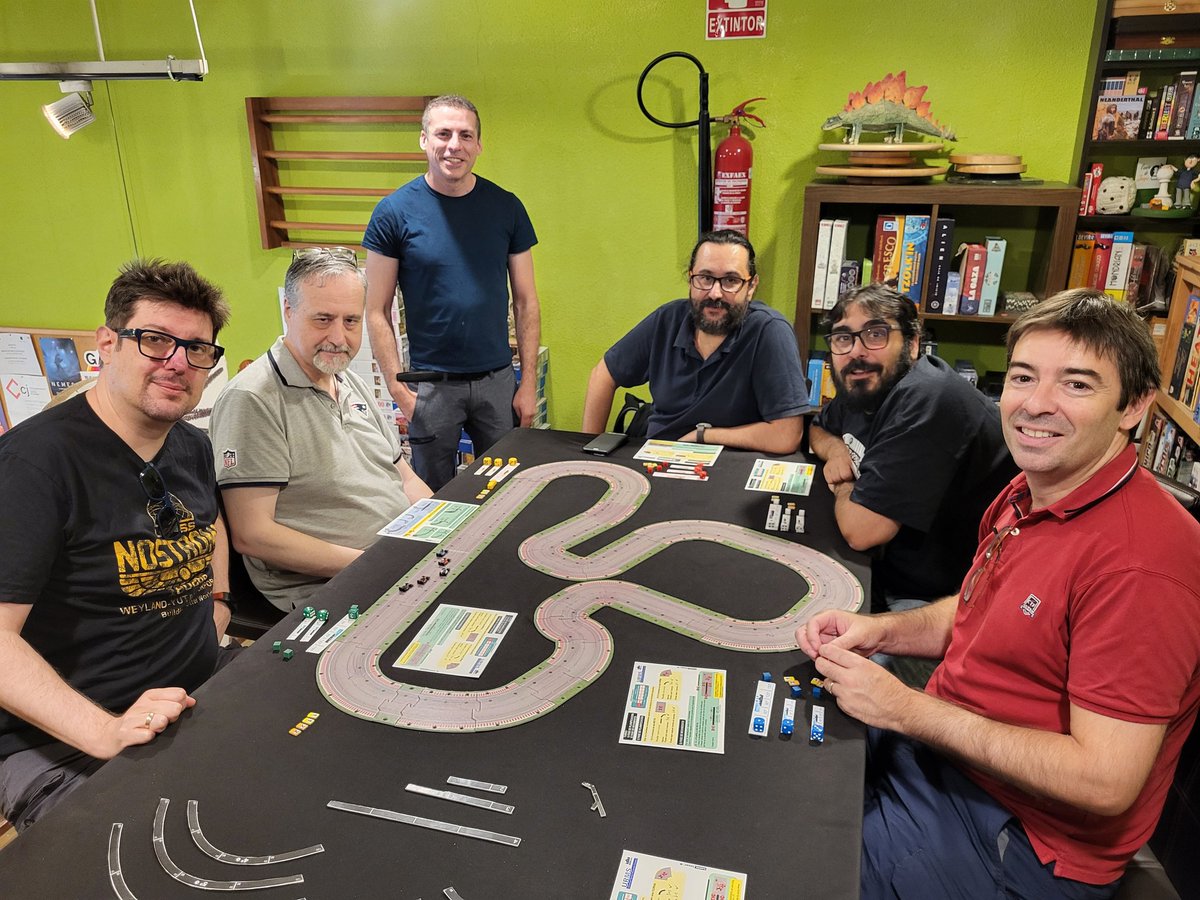 Lucky Loser games (@_lucky_loser_) on Twitter photo Estuvimos haciendo una demo de URMS 🏁 en
<a href="/cuartodejuegos/">Cuarto de Juegos</a>
Los pilotos de las escuderias fueron
@cestadepatos
<a href="/PirrakasIPL/">Sr. Pirrakas</a>
<a href="/Juegos221B/">Juegos de Mesa 221B</a>
<a href="/JuliusLFairfax/">Juan Luis</a>
#Awell
Adivinais quien subio al cajon? Estuvimos haciendo una demo de URMS 🏁 en
<a href="/cuartodejuegos/">Cuarto de Juegos</a>
Los pilotos de las escuderias fueron
@cestadepatos
<a href="/PirrakasIPL/">Sr. Pirrakas</a>
<a href="/Juegos221B/">Juegos de Mesa 221B</a>
<a href="/JuliusLFairfax/">Juan Luis</a>
#Awell
Adivinais quien subio al cajon?